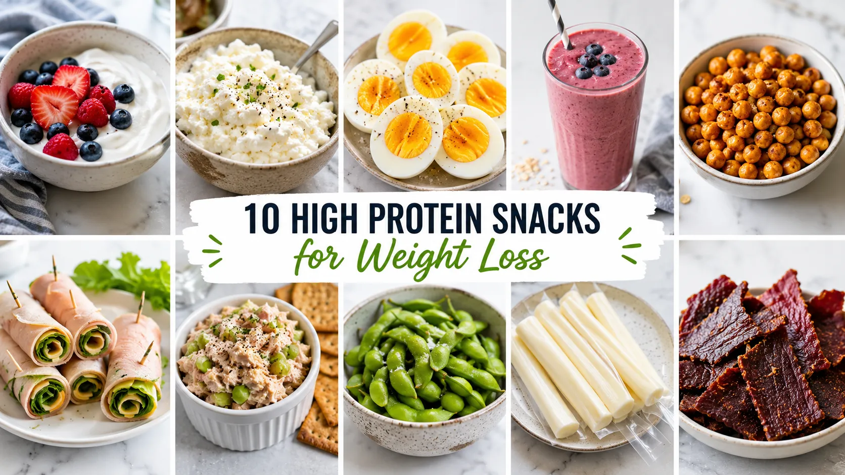 10 high protein snacks for weight loss featured image