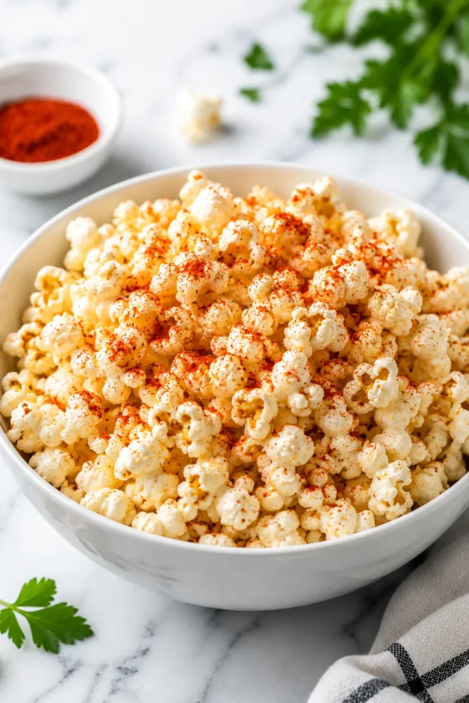 Air-popped popcorn healthy snack for weight loss low calorie snack
