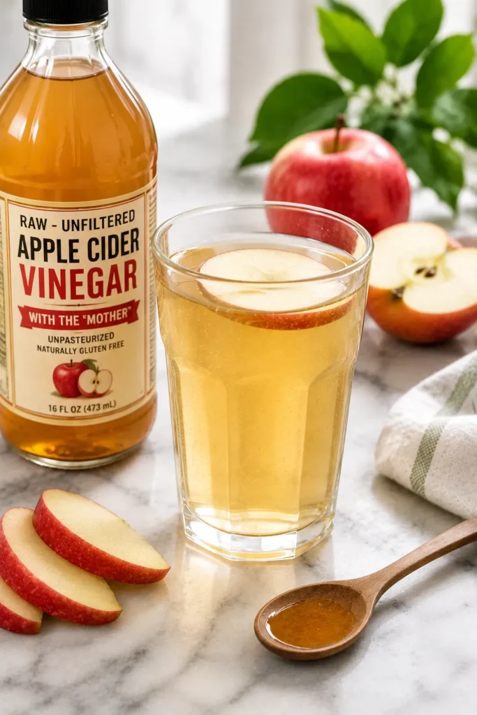 Apple cider vinegar drink as one of the best drinks for weight loss