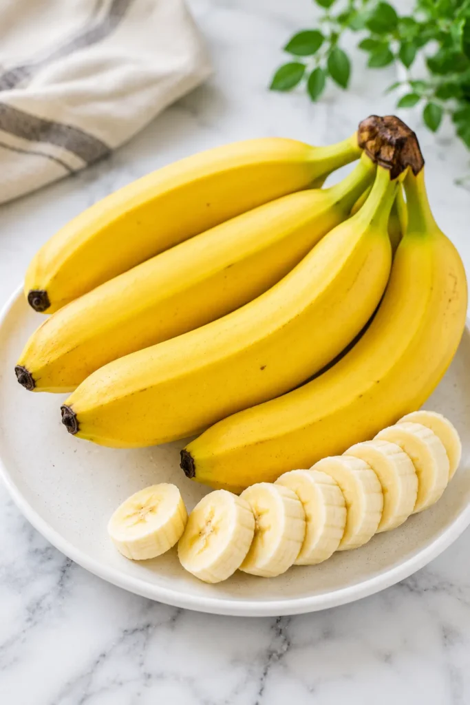 Bananas as a fruit that may need portion control for weight loss