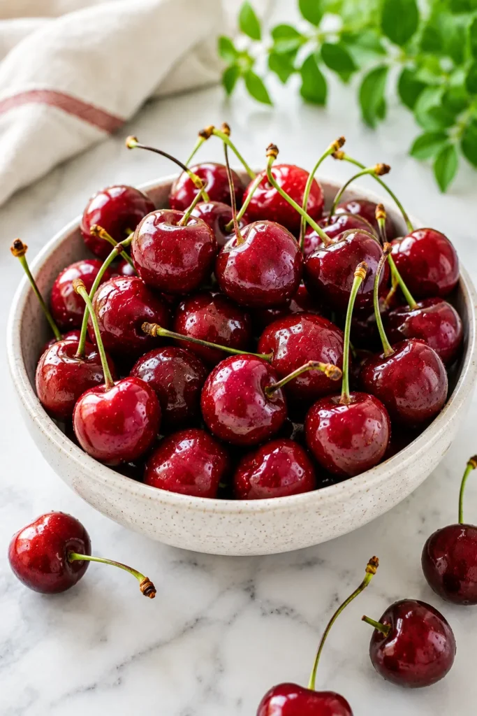 Fresh cherries as a fruit that may need portion control for weight loss