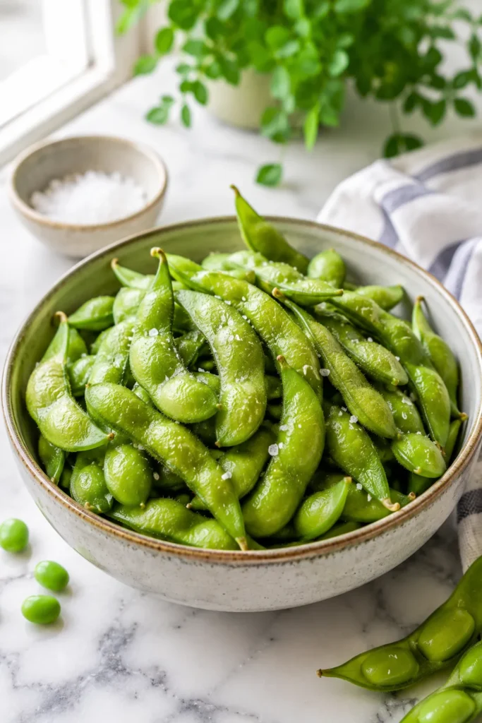 Edamame high protein snack for weight loss