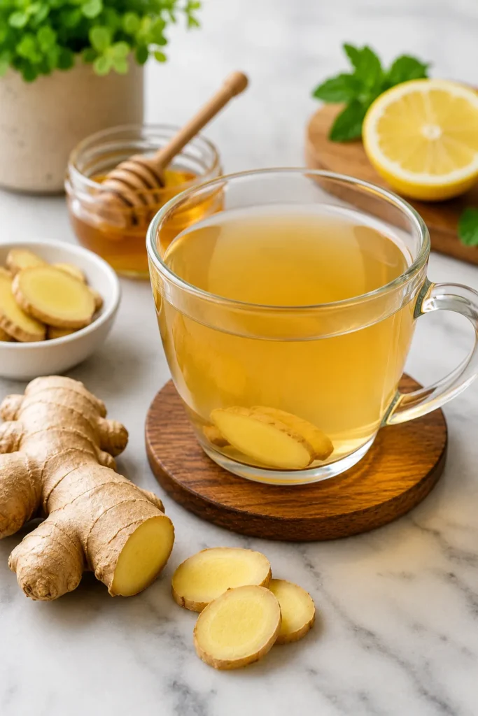 Cup of ginger tea as one of the best drinks for weight loss