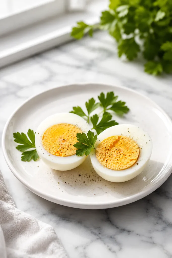 Hard-boiled eggs high protein snack for weight loss