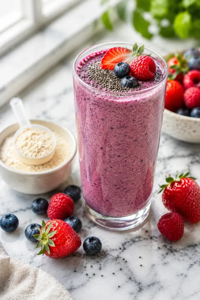 Protein smoothie high protein snack for weight loss