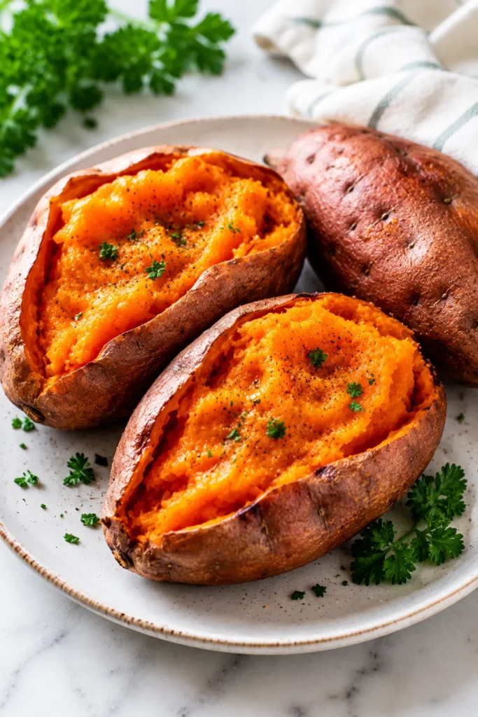 Sweet potatoes as one of the best high fiber foods for weight loss