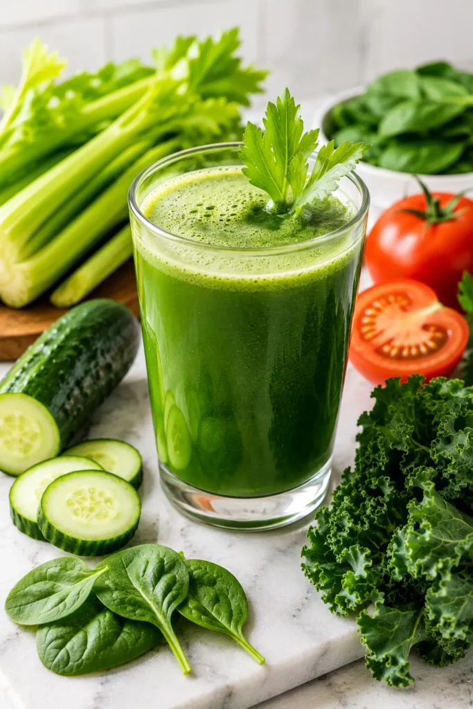 Fresh vegetable juice as one of the best drinks for weight loss